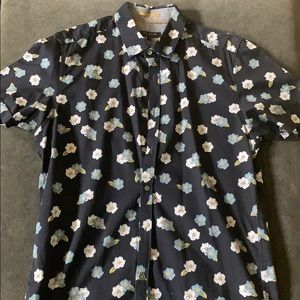 Ted Baker London floral short sleeve button down